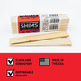 Nelson Wood Shims DIY 8 Inch Wood Shims Bundle - 12 Shims per Package Image 3