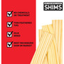 Nelson Wood Shims DIY 8 Inch Wood Shims Bundle - 12 Shims per Package Image 4