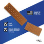 Nelson Wood Shims 8 Inch Lined Composite Wood Shims - 12 per Package Image 3