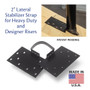 SkyLift LSS-2.0  Lateral Stabilizer Strap for 2" Riser Pipe Image 1