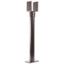 SkyLift SK24-B  24" Standard Duty SkyLift Roof Riser with 3-1/2" Saddle - Black Image 0