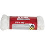 KingCord 300101BGV1  1/4" x 100' Diamond Braid Nylon Rope Image 0