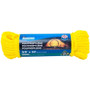 KingsCord 300321V1  3/8" x 50' Hollow Core Yellow Polypropylene Rope Image 0