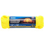 KingCord 300341BGV1  1/4" x 50' Twisted Yellow Polypropylene Rope Image 0