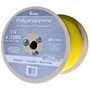 KingCord 300521TV  1/4" x 1200' Twisted Yellow Polypropylene Rope Image 0