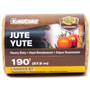 KingCord 302071BGP12  190' Jute Yute Twine Heavy Duty Natural Image 0
