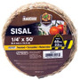 KingCord 302471BGV1  1/4" x 50' Natural Sisal Twisted Rope Image 0