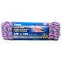 KingCord 312521BGV1  3/8" x 100' Us Patriot 32-Strands Rope Poly  Image 0