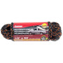 KingCord 344431BG  1/2" x 50' Twisted Orange and Black­ Polypropylene Truck Rope Image 0