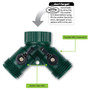 Melnor 313S  2-Way Hose Valve with Shut Off Valve Image 1