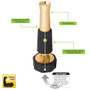 Melnor 525C  Heavy-Duty Metal Twist Nozzle Image 1