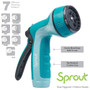 Melnor SP15590GG  Sprout Gooseberry Green Metal Rear-Trigger 7-Pattern Nozzle Image 2