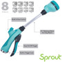 Melnor SP15683GG  Sprout Gooseberry Green 8-Pattern 15" Watering Wand Image 3
