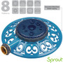 Melnor SP15686BB  Sprout Blueberry Blue 8-Pattern Metal Sprinkler Image 2