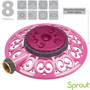 Melnor SP15688RR  Sprout Raspberry Red 8-Pattern Metal Sprinkler Image 2