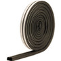 M-D Building Products 01025  All Climate - Auto & Marine 17' EPDM Rubber Weatherstrip with 'D' Profile - Black Image 0