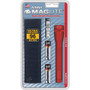 MagLite M2A03H  Mini Maglite Incandescent 2-Cell AA Flashlight with Holster, Red Image 0