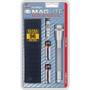 MagLite M2A10H  Mini Maglite Incandescent 2-Cell AA Flashlight with Holster Silver Image 0