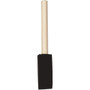 Linzer 8500-1  Foam Brush 1" with Wood Peg Handle Image 0 Linzer 8500-1  Foam Brush 1" with Wood Peg Handle Image 0