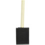 Linzer 8500-2  Foam Brush 2" with Wood Peg Handle Image 0