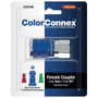 Legacy A72410C  ColorConnex Blue Type C Automotive 1/4" Body x 1/4" Female NPT Quick-Disconnect Coupler - Carded (C2) Image 1 Legacy A72410C  ColorConnex Blue Type C Automotive 1/4" Body x 1/4" Female NPT Quick-Disconnect Coupler - Carded (C2) Image 1