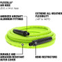 Legacy HFZ1425YW2  Flexzilla 1/4" x 25' Air Hose Assembly with 1/4" Male NPT Fittings Image 1