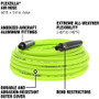 Legacy HFZ1450YW2  Flexzilla 1/4" X 50' Air Hose Assembly with 1/4" Male NPT Fittings Image 2