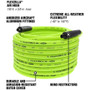 Legacy HFZ38100YW2  Flexzilla 3/8" x 100' Air Hose Assembly with 1/4" Male NPT Fittings Image 2