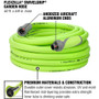 Legacy HFZG550YWS  Flexzilla SwivelGrip 5/8" x 100' Garden Water Hose Assembly with 3/4" Fittings Image 1