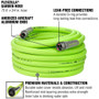 Legacy HFZG675YW  Flexzilla 3/4" x 75' Garden Water Hose Assembly with 3/4" Fittings Image 1