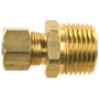 Lincoln 126864  3/8" Comp x 1/2" MIP Brass Adapter Fitting Image 0