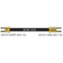 AGS Company PA-330  3/16" x 30" Poly-Armour PVF Coated Steel Brake Line for Domestic Vehicles - SAE Inverted Flare Brakeline Image 1
