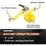Keeper 04616  2" x 16' Heavy Duty Ratchet Tie-Down Strap with J-Hooks Image 3