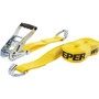 Keeper 04622  2" x 27' Heavy Duty Ratchet Tie-Down Strap with J-Hooks Image 2