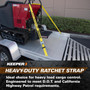 Keeper 04622  2" x 27' Heavy Duty Ratchet Tie-Down Strap with J-Hooks Image 5