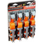 Keeper 05108-V  1" x 6' Cam Buckle Tie-Down Strap with Vinyl Coated S-Hooks - 4 Straps per Package Image 1