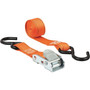Keeper 05108-V  1" x 6' Cam Buckle Tie-Down Strap with Vinyl Coated S-Hooks - 4 Straps per Package Image 2