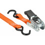 Keeper 05505  1" x 14' High Tension Ratchet Tie-Down Straps with Vinyl Coated S-Hooks - 4 Straps per Package Image 4