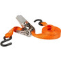 Keeper 05508-V  1" x 10' High Tension Ratchet Tie-Down Straps with Vinyl Coated S-Hooks - 4 Straps per Package Image 2
