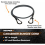 Keeper 06082  48" Carabiner Bungee Cord - 2 per Package Image 1