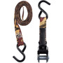 Keeper 85400  1" x 12' Pistol Grip Ratchet Tie-Down Strap in Desert Camo Design with Vinyl Coated S-Hooks Image 2