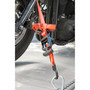 Keeper 85404  1" x 12' T-Handle Ratchet Tie-Down Strap in Hi-Viz Orange with Vinyl Coated S-Hooks Image 6