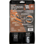Keeper 85454  1" x 14' Extreme Cut Resistant Combat Webbing Ratchet Tie-Down Straps with Vinyl Coated S-Hooks - 2 Straps per Package Image 2