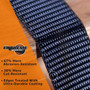 Keeper 85454  1" x 14' Extreme Cut Resistant Combat Webbing Ratchet Tie-Down Straps with Vinyl Coated S-Hooks - 2 Straps per Package Image 4