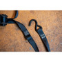 Keeper 85454  1" x 14' Extreme Cut Resistant Combat Webbing Ratchet Tie-Down Straps with Vinyl Coated S-Hooks - 2 Straps per Package Image 5