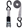Keeper 89514  1" x 14' High Tension Ratchet Tie-Down Strap with Vinyl Coated S-Hooks Image 1
