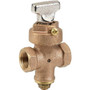 Homewerks 225-2-1  Bronze Threaded Ground Key Stop & Drain Valve 1" FPT x 1" FPT Image 0