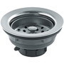 PlumbCraft 7636200T  Plastic 3-1/2" Diameter Sink Strainer Basket Assembly with Stainless Basket Image 0
