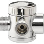 PlumbCraft 7653900  Chrome Three-Way Shower Diverter Valve Image 0