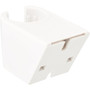 PlumbCraft 7657600B  White Wall Mount Shower Bracket for Handheld ShowerHead Image 1